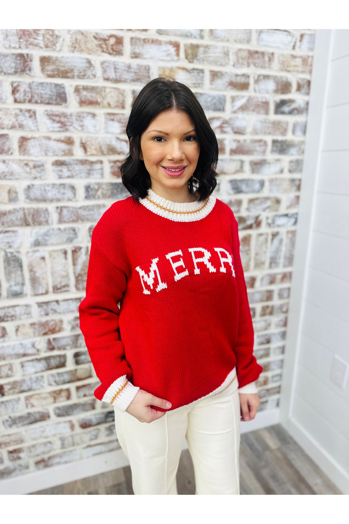 Merry Design Sweater