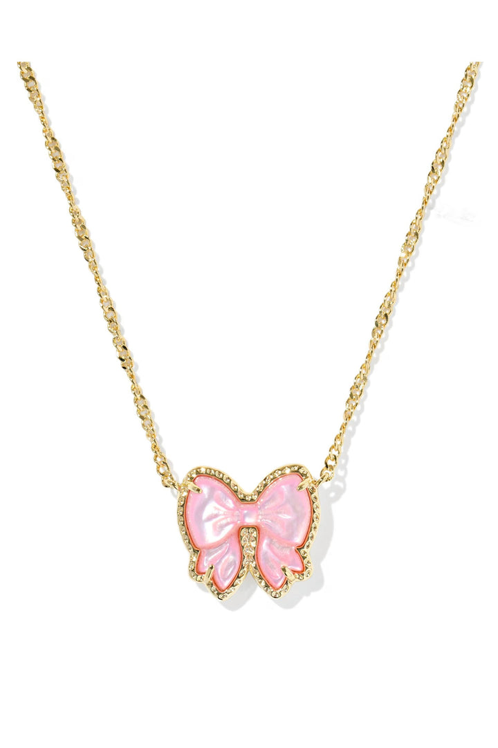 Kendra Scott | Haley Bow Gold Short Pendant Necklace