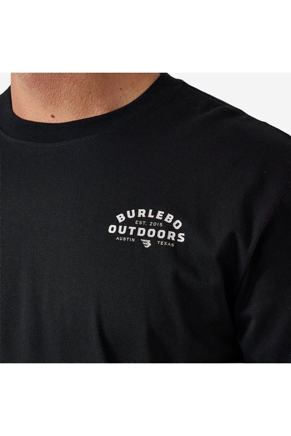Burlebo SS Tee - Outdoors Logo - Black