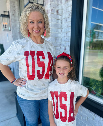 USA Glitter Tee