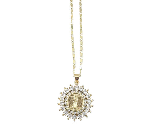 Gemelli Saint Pave Necklace