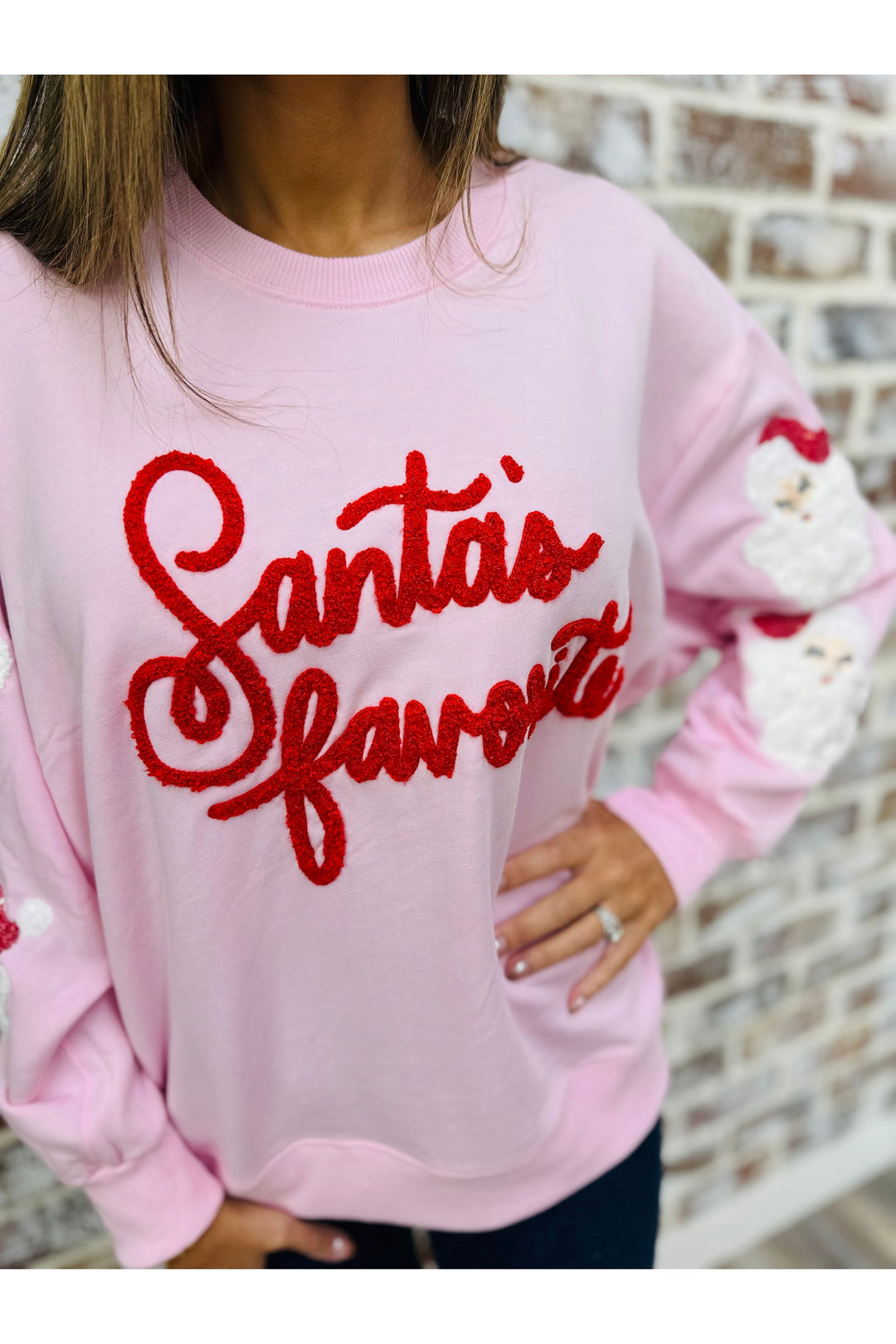 Mary Square Santa’s Favorite Sweatshirt