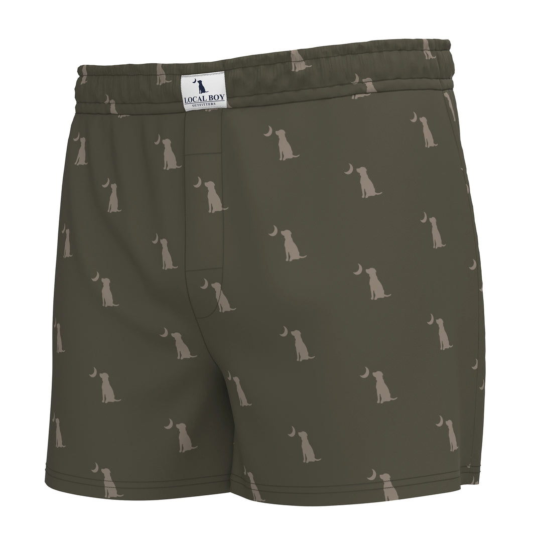 Local Boy| Mens Boxer Shorts~ Cesar Dog & Moon
