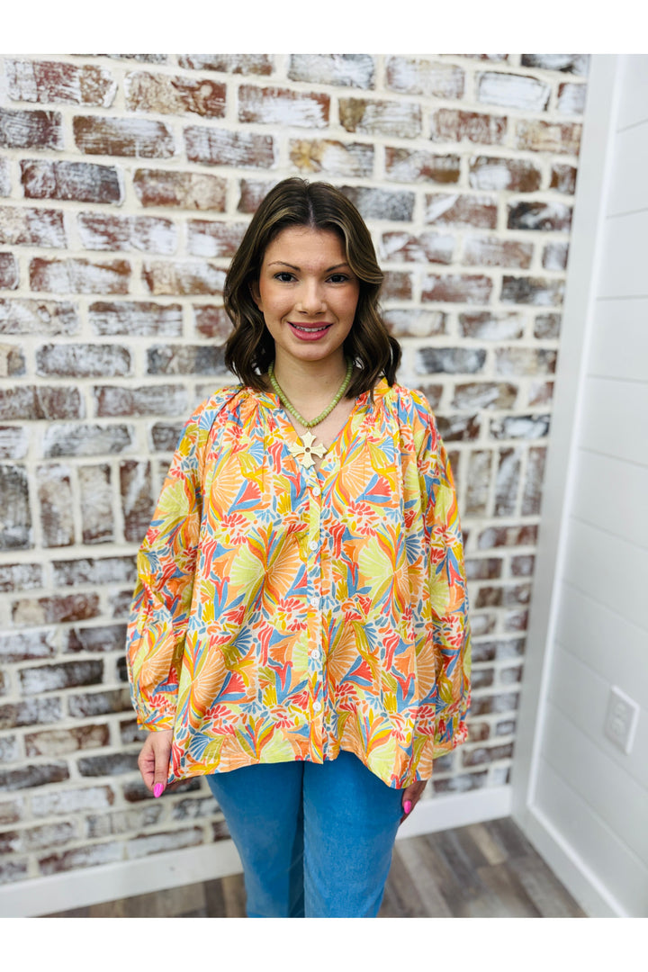 Sunshine Tienda| ISLAND BLOOMS LUCIA TOP