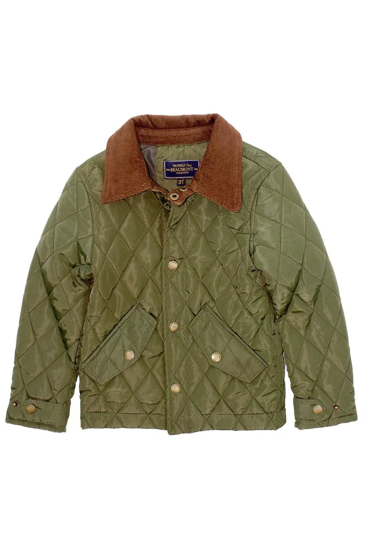 Properly Tied | Boys Beaumont Jacket Olive