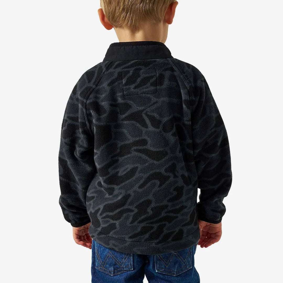 Burlebo | Youth Micro Fleece - Black Camo