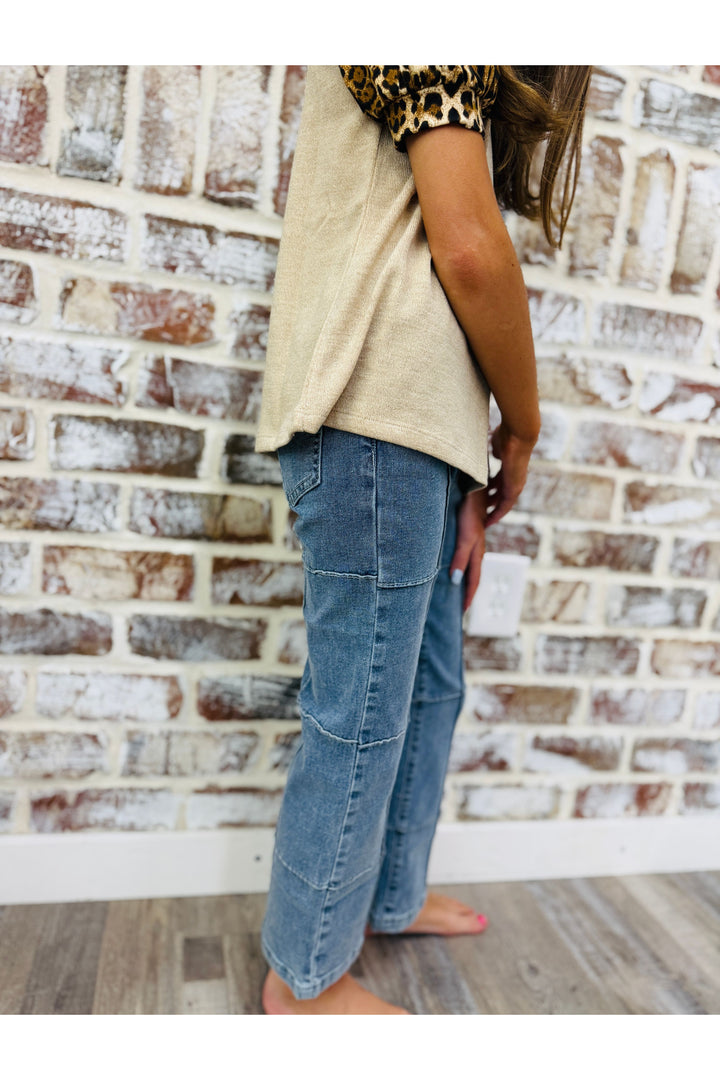 Youth Washed Detailed Jean