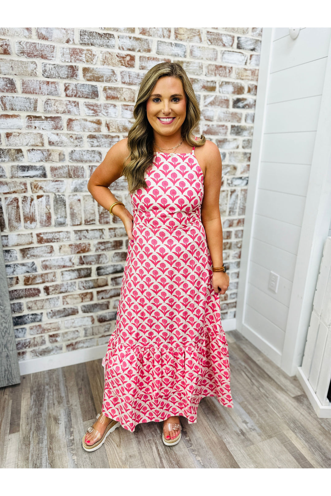 Pink Petal Pardise Maxi Dress