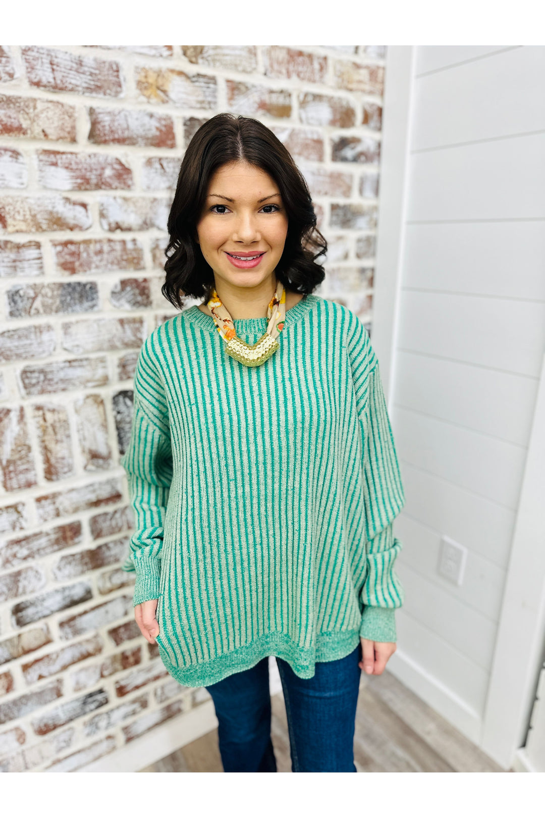 Comfy Feels Green Sweater