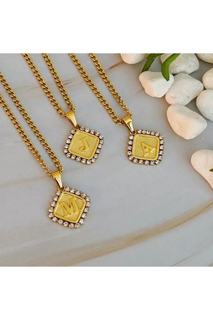 Aztec Delight Initial Necklace