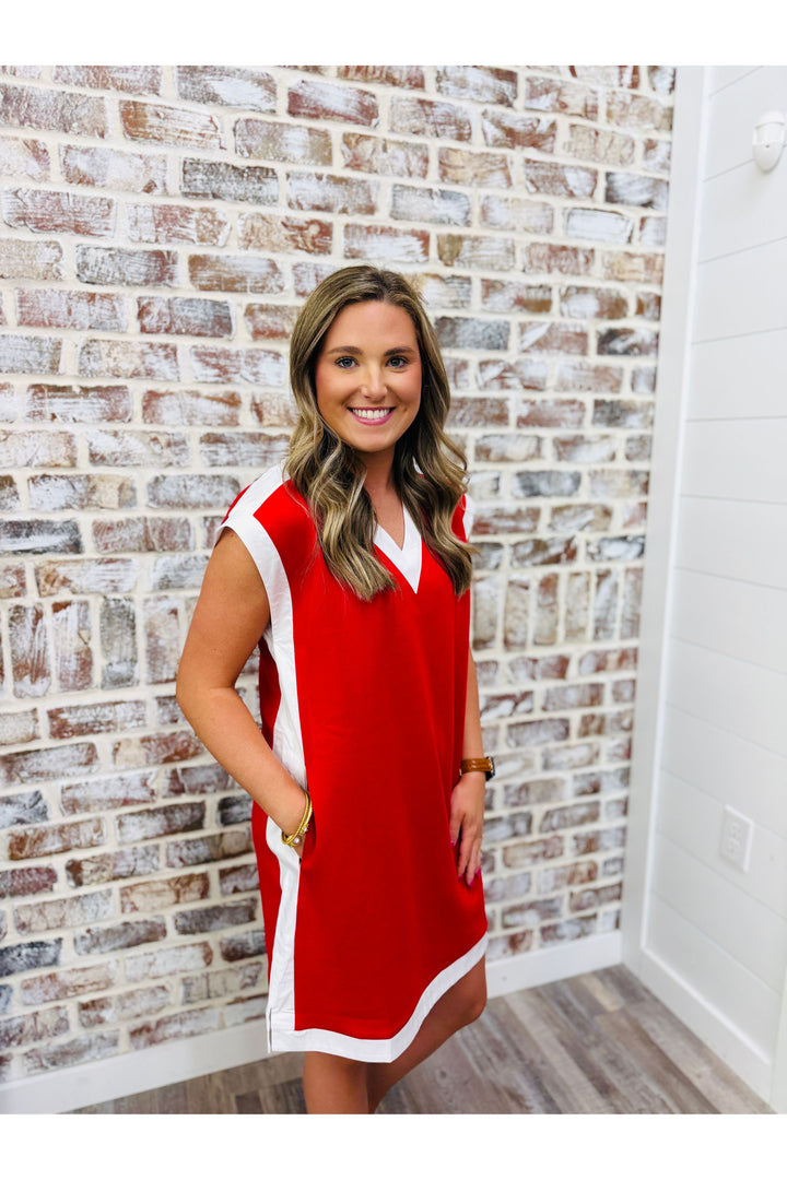 Red Tina Dress