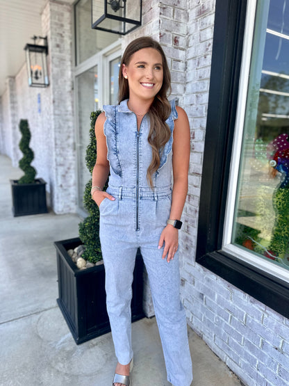 Darling Denim Jumpsuit