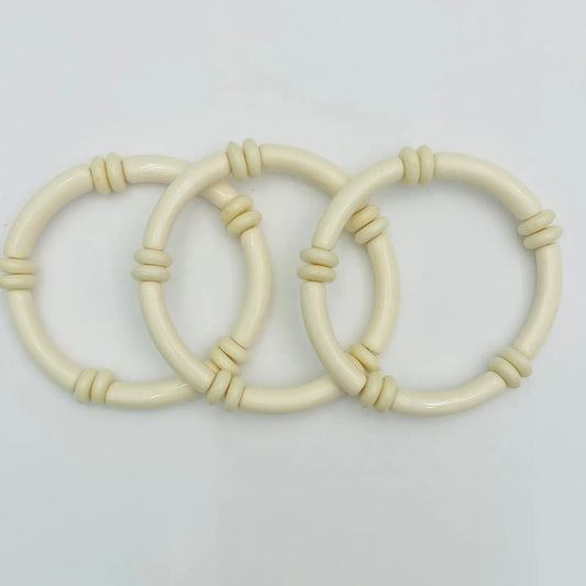 Tube Bracelet Set (ecru)