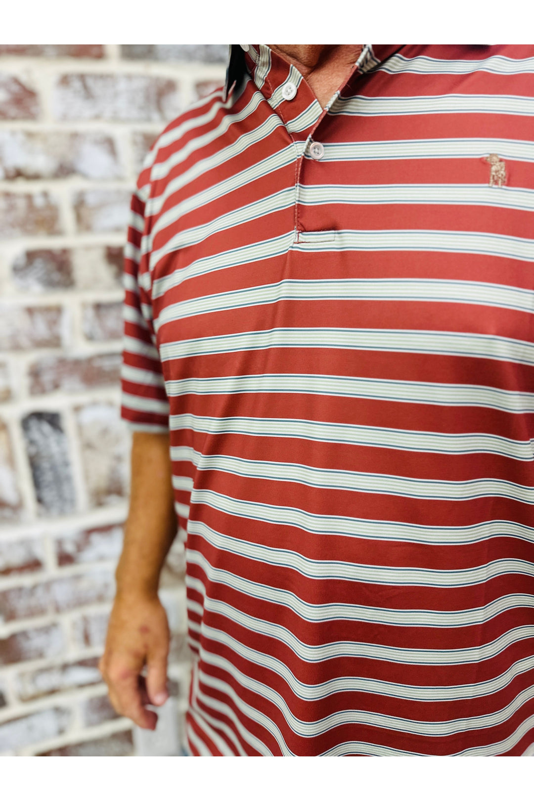 Southern Casanova | Base Camp Stripe Polo