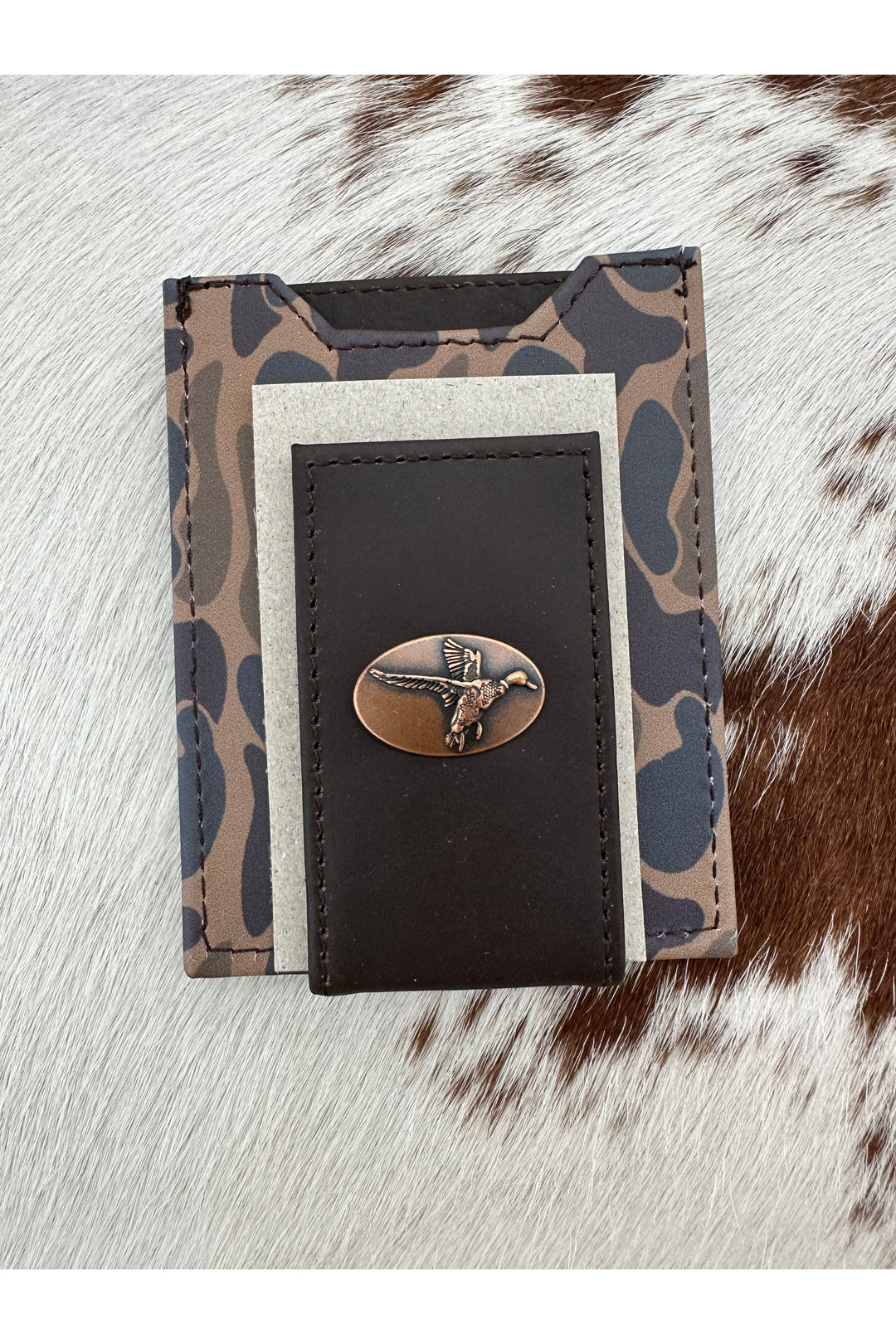 Old School Camo Front Pocket Wallet