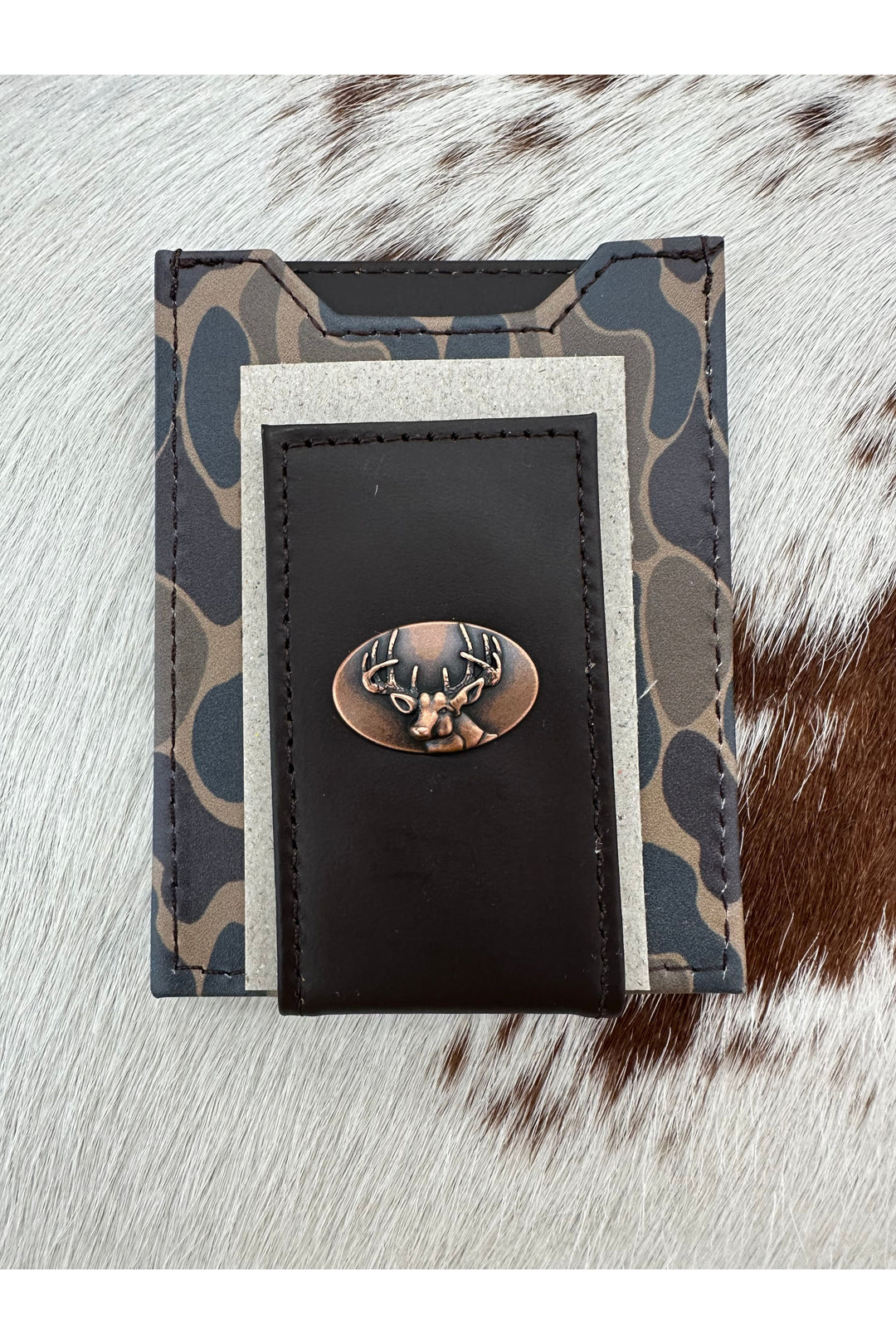 Old School Camo Front Pocket Wallet