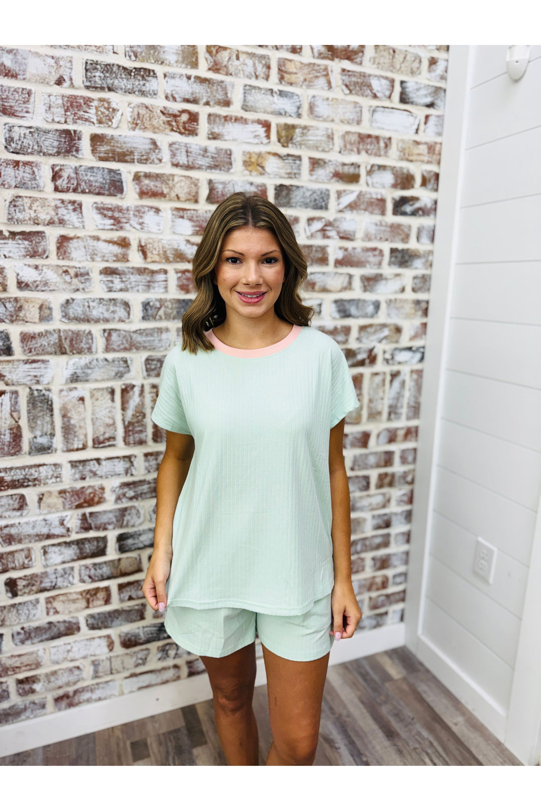 Mint Colorblock Set