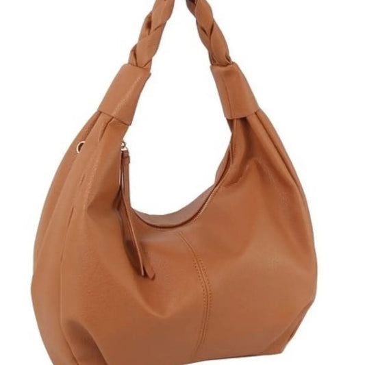 Braid Handle Hobo Bag/Crossbody