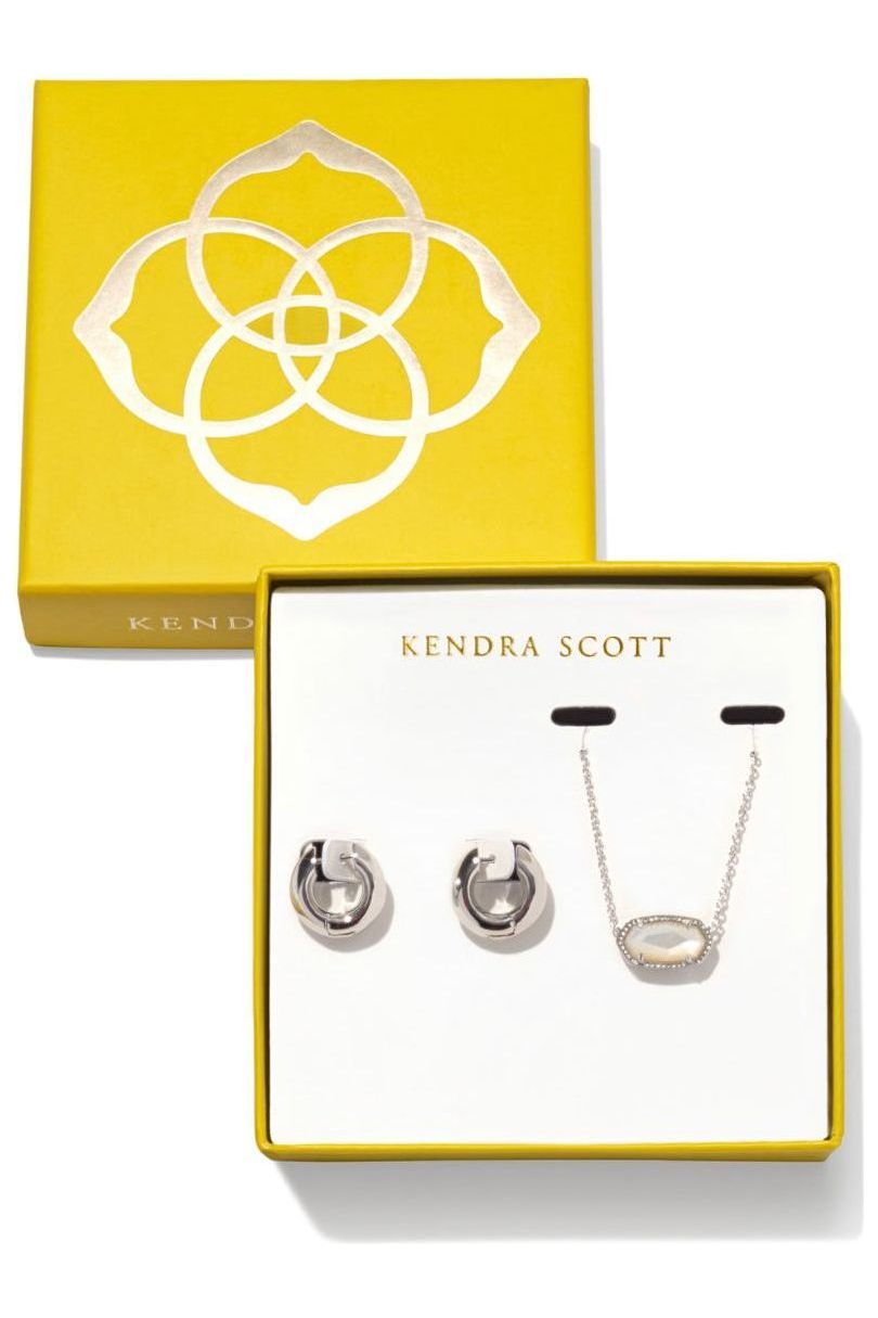 Kendra Scott| ELISA MIKKI GIFT SET SILVER IVORY MOTHER OF PEARL