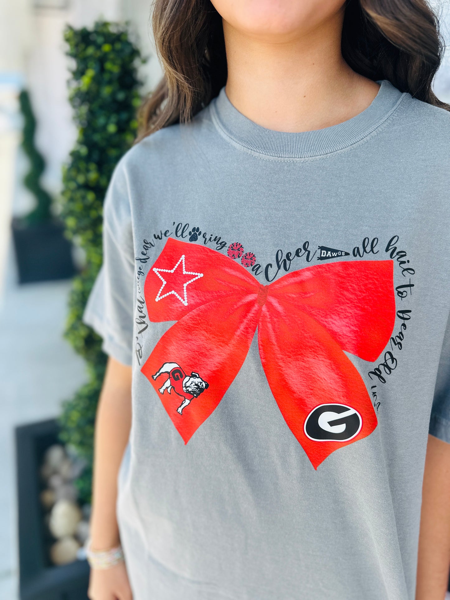 Georgia Bulldogs Bow Tee