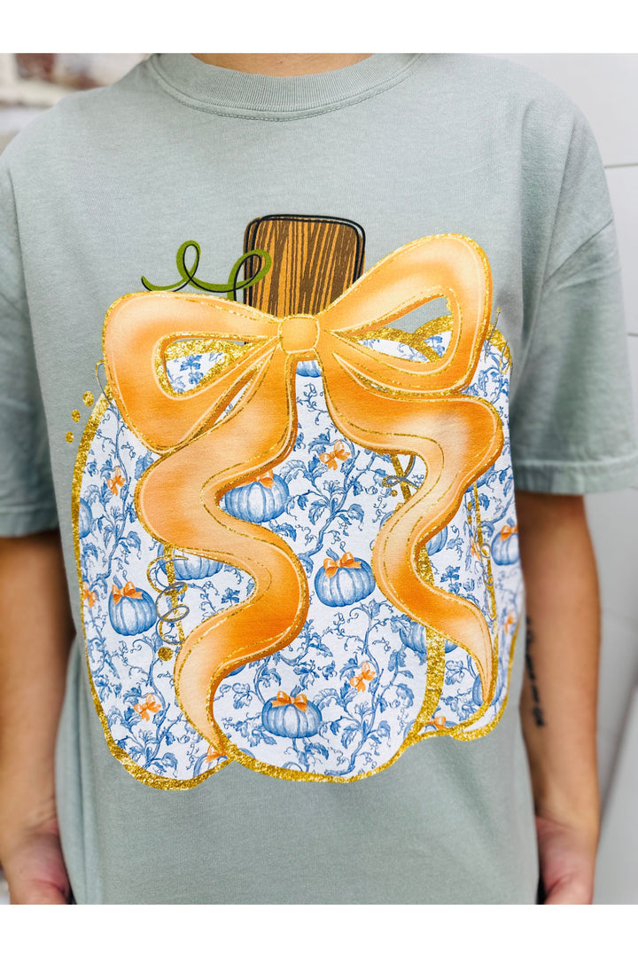 Pumpkin Coquette Tee