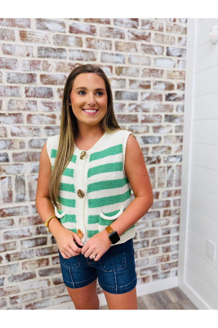 Lucky Charm Knit Sweater Vest