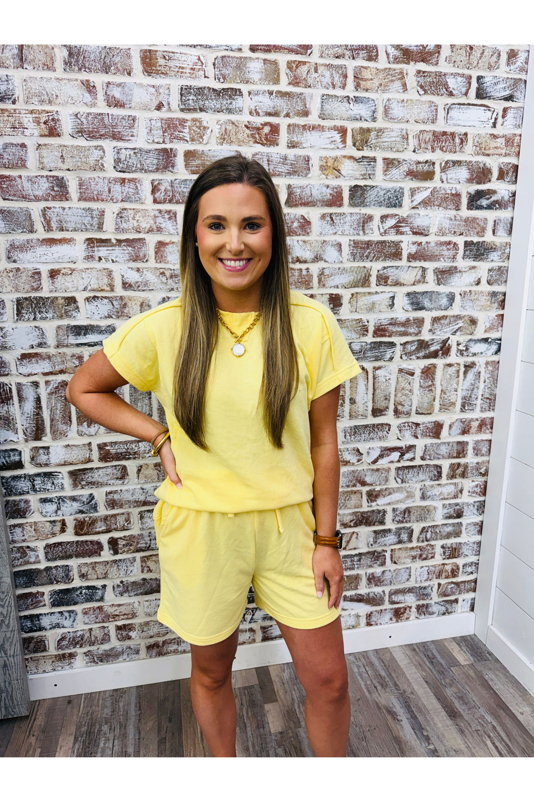 Yellow Pima Cotton Set