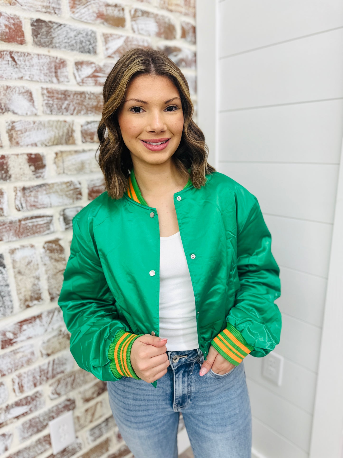 Varsity Green Jacket