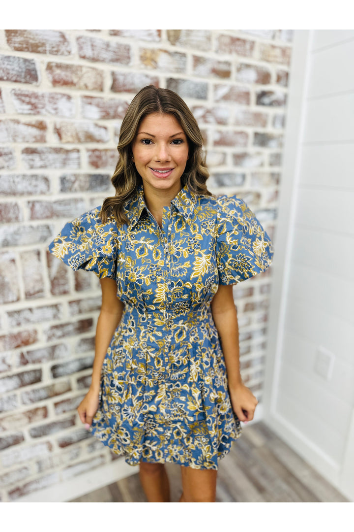Blue Willow Bloom Dress