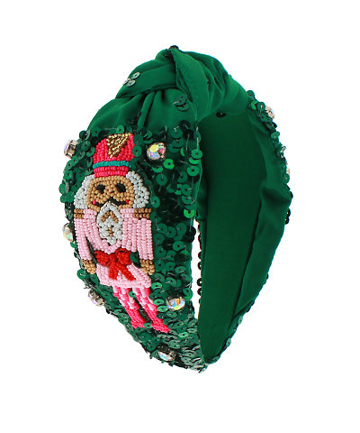 Christmas Nutcracker Headband (green)