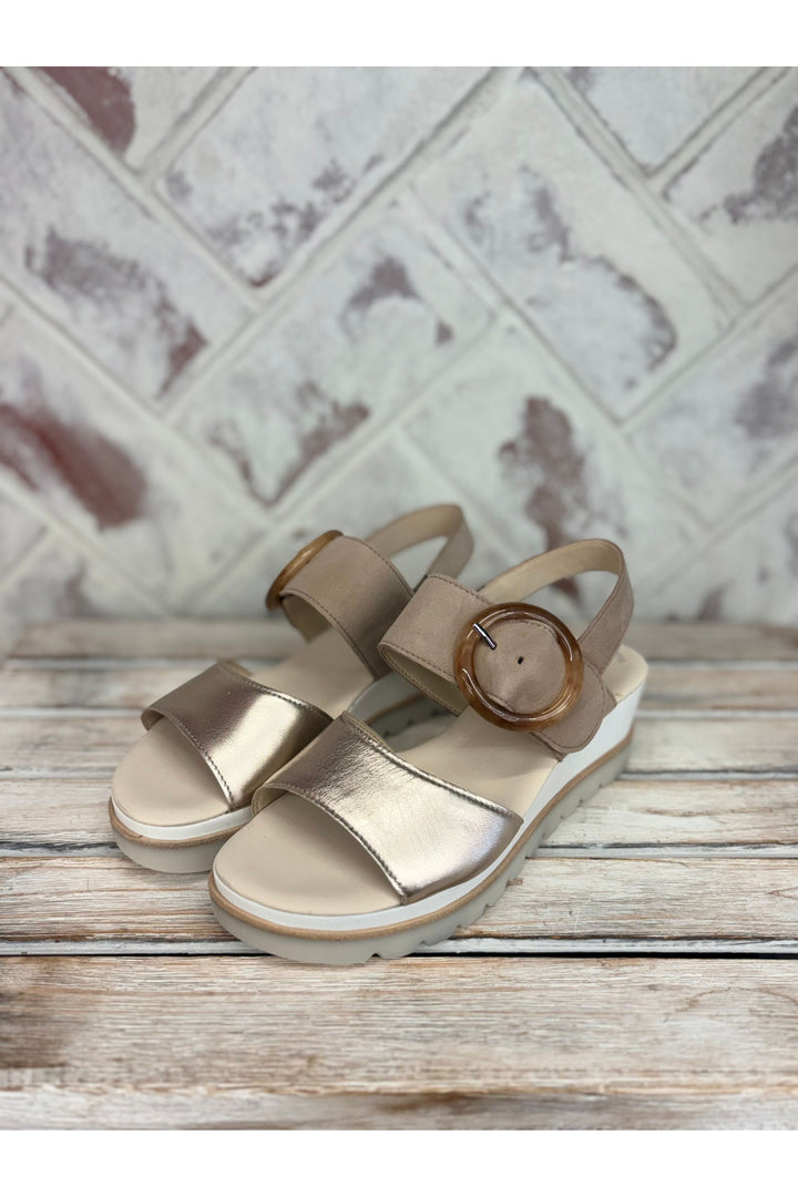 Gabor Metallic Sandal