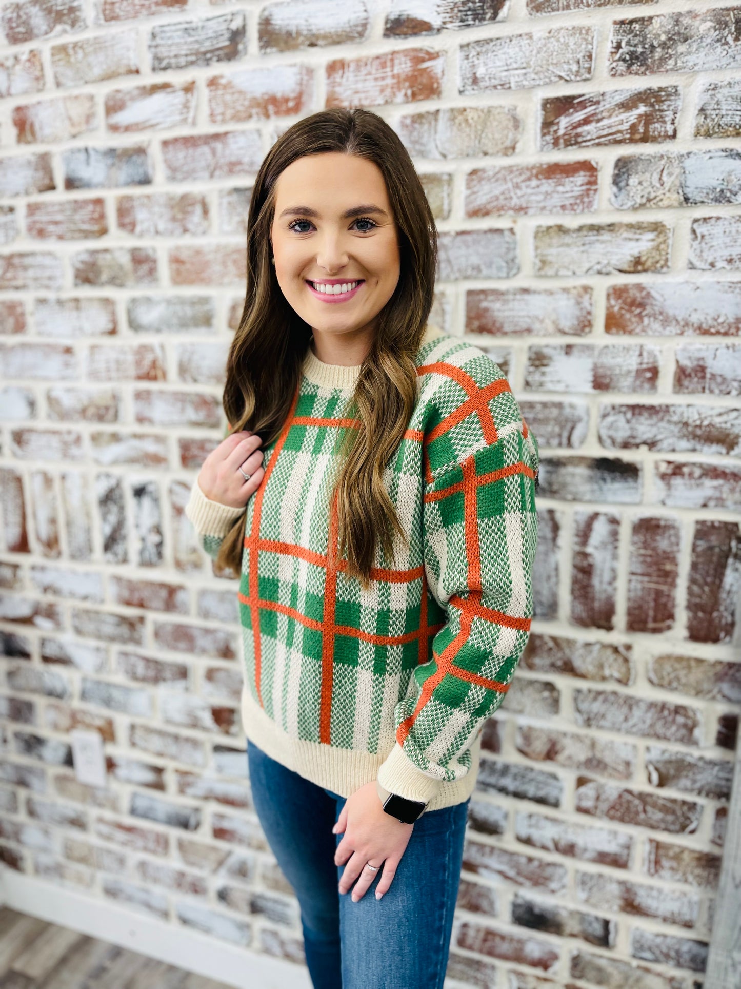 Mix of Plaid Sweater