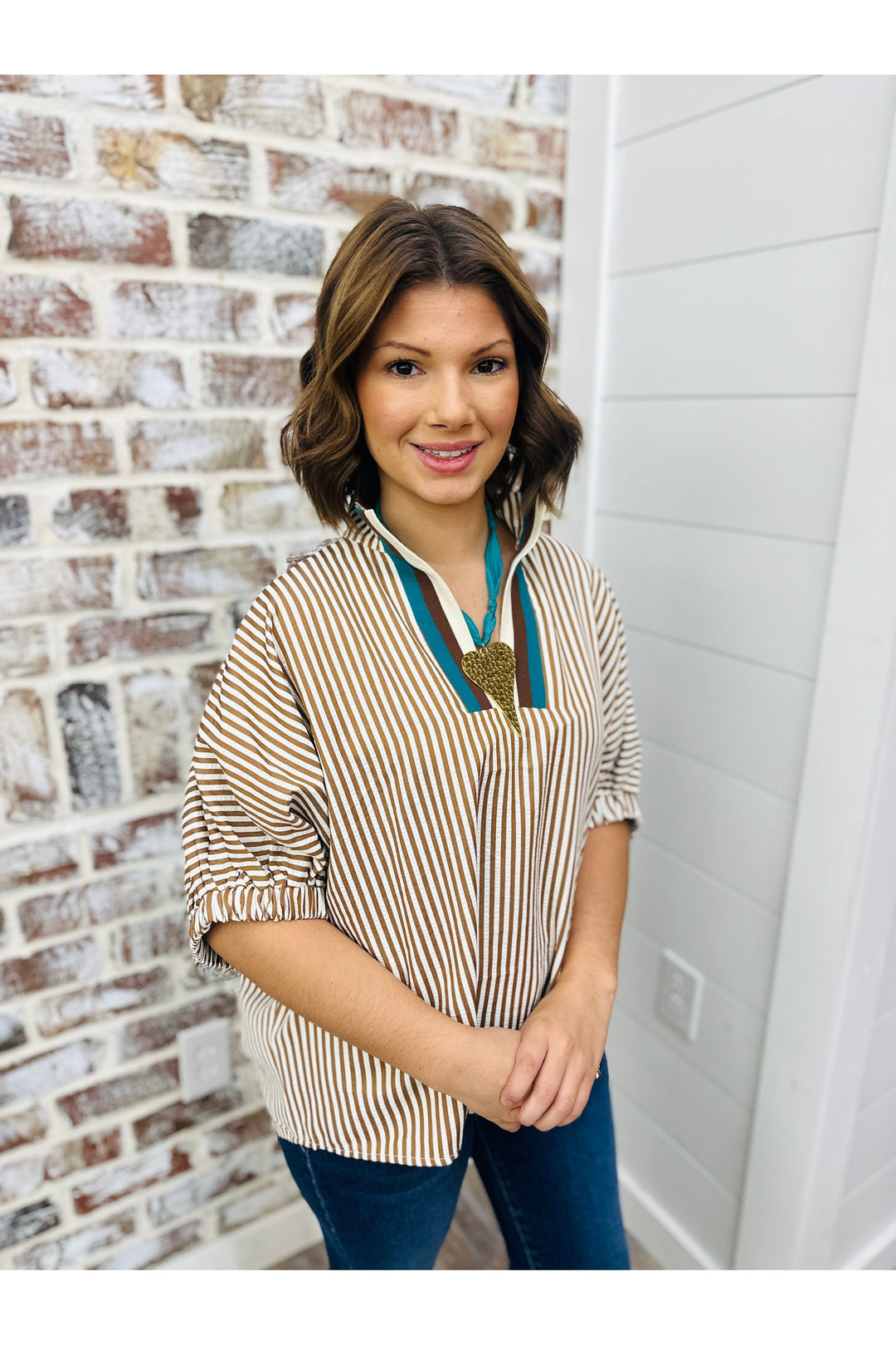 Caramel Julie Top