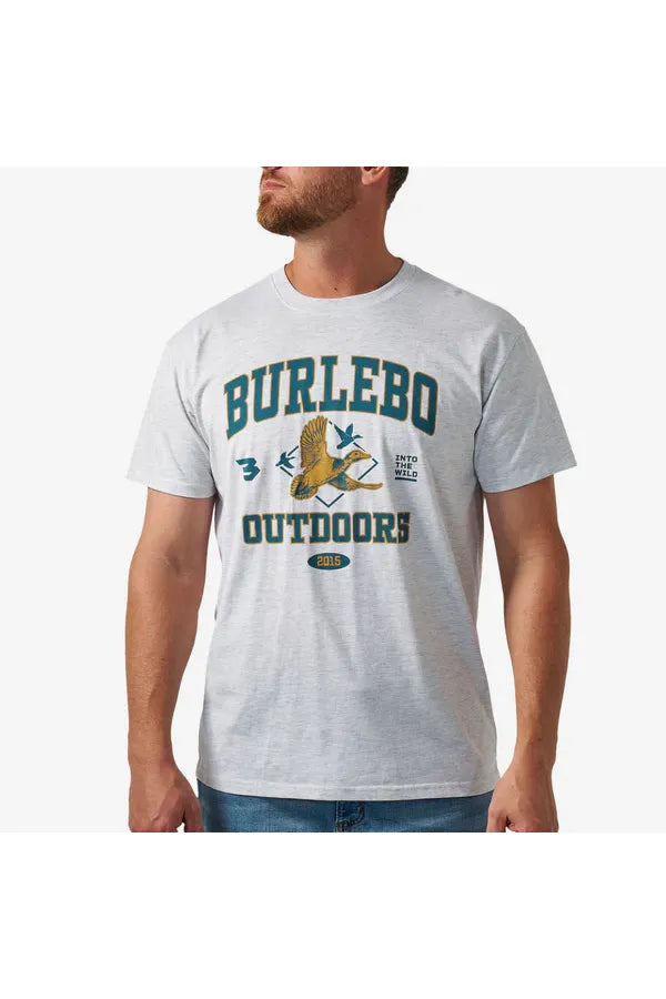 Burlebo SS Tee - Fly Wild - Ash Grey