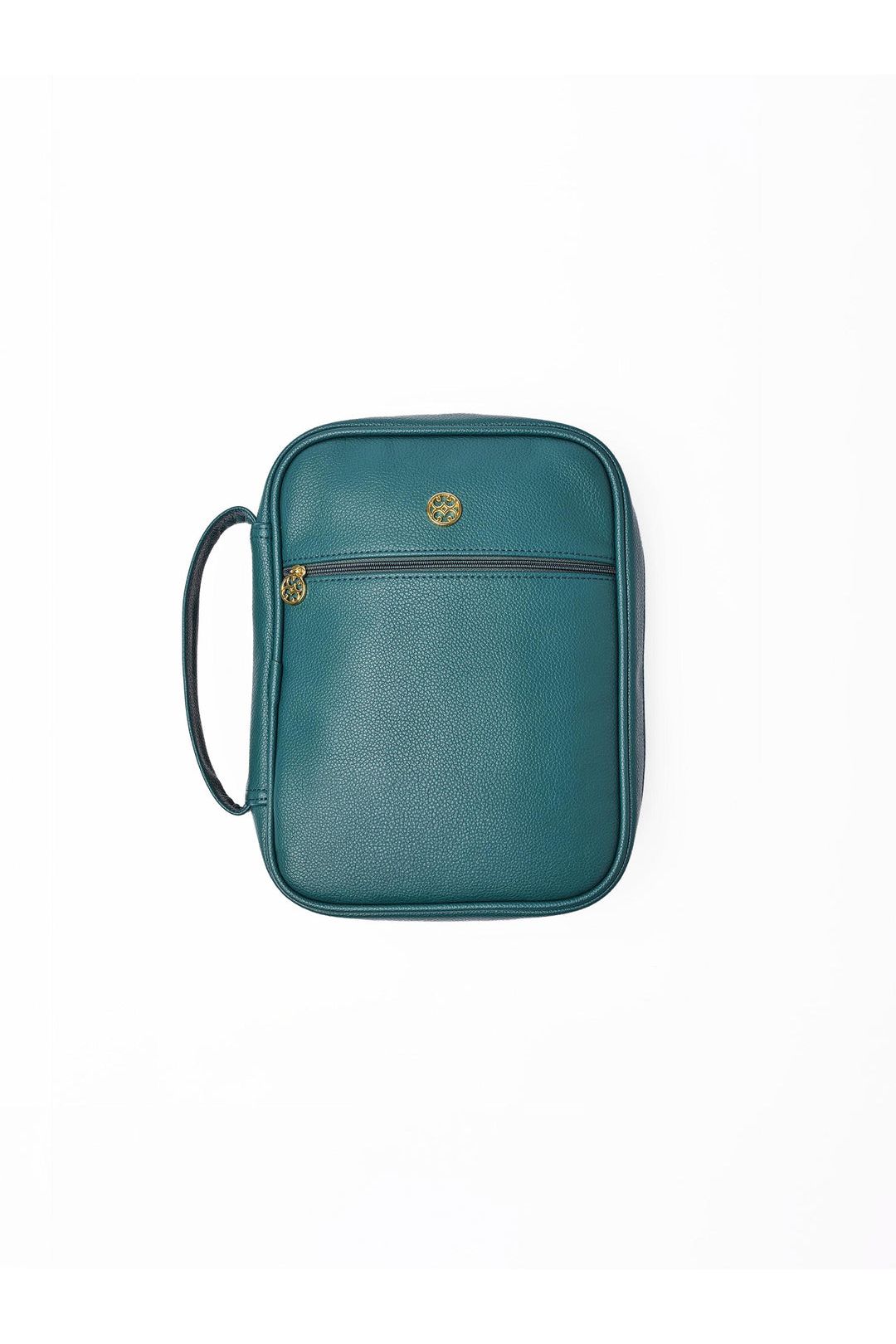 Mary Square Bible Cover | Dark Green