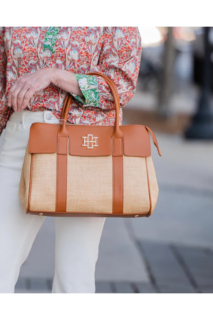 Augusta Handbag Natural Saddle