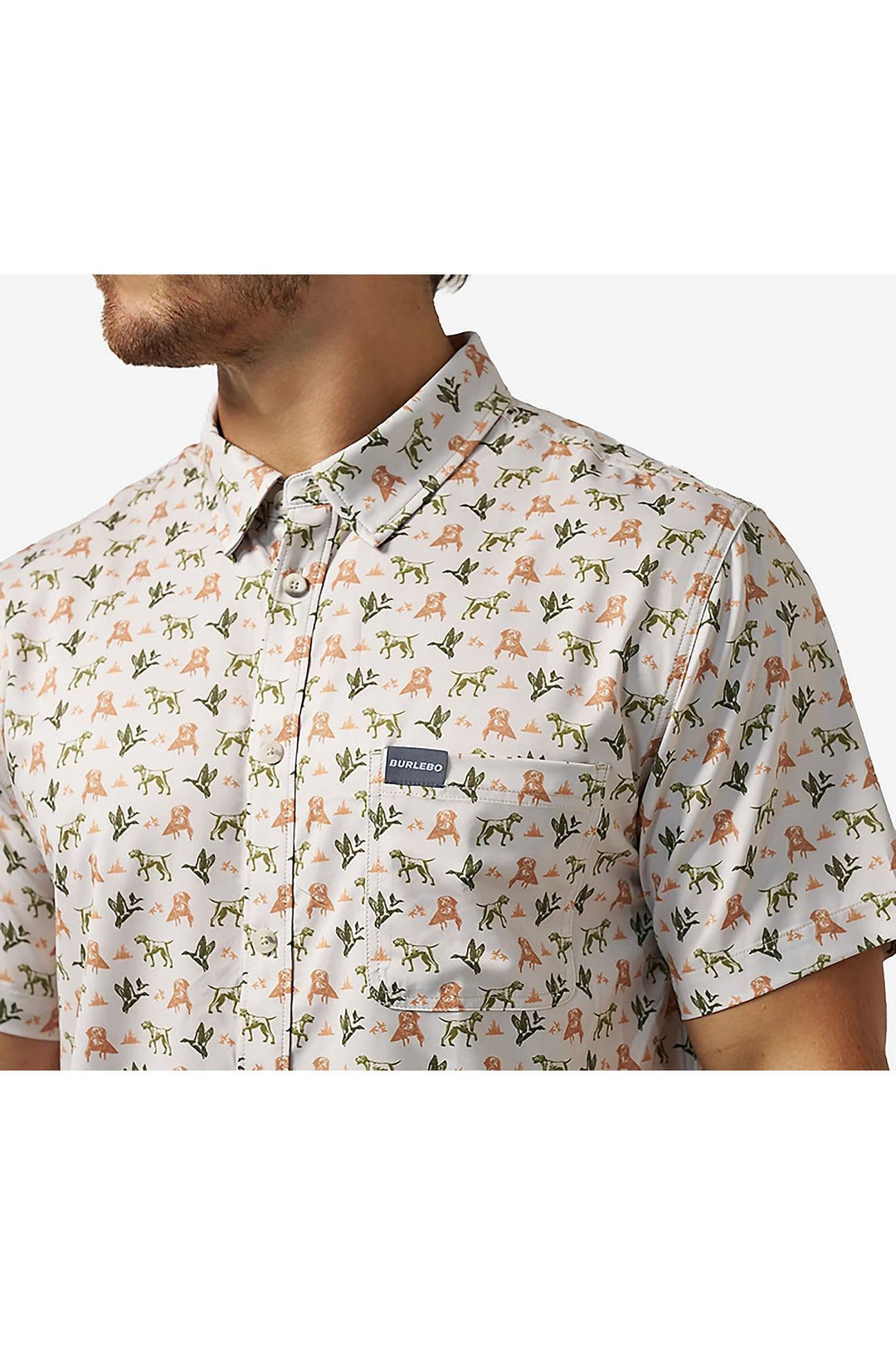 Burlebo Performance Button Up - Mallard Duck Dog