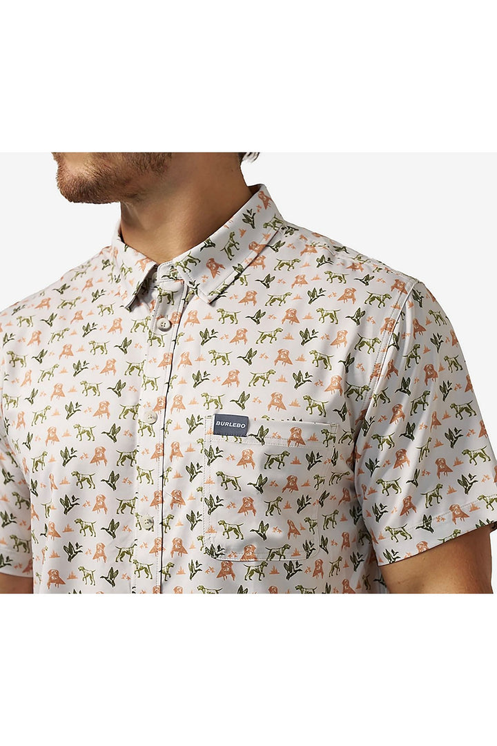 Burlebo Performance Button Up - Mallard Duck Dog