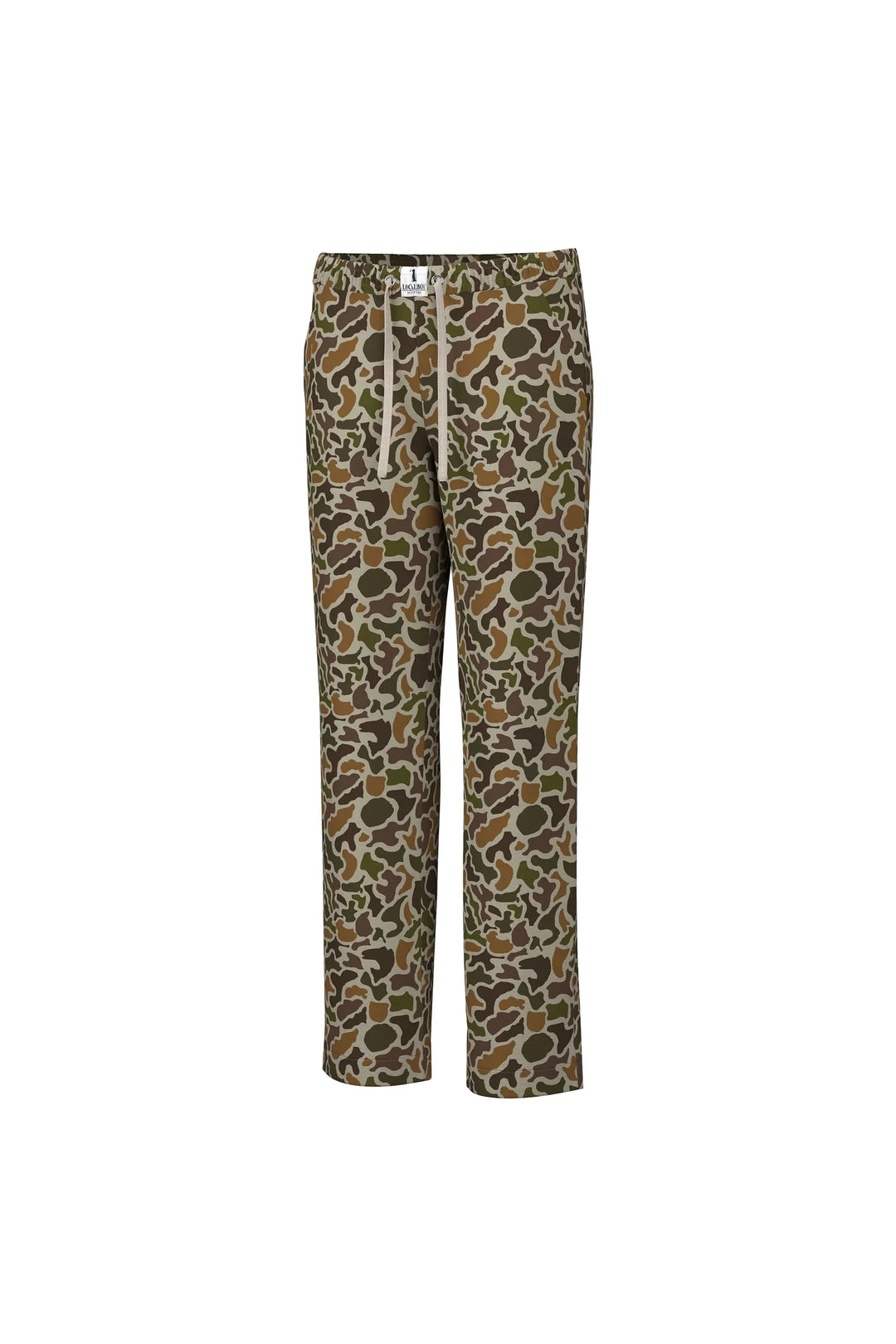 Men’s camo print pajama pants