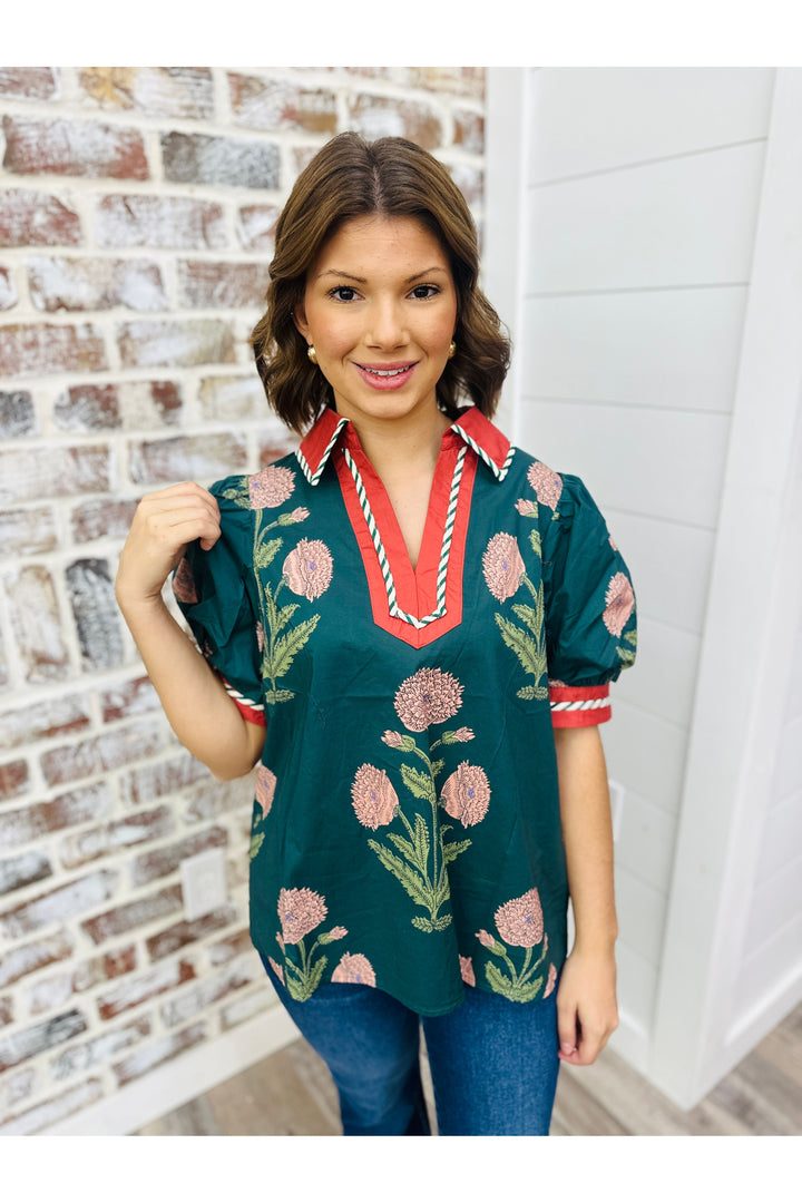 Botanical Bloom Top