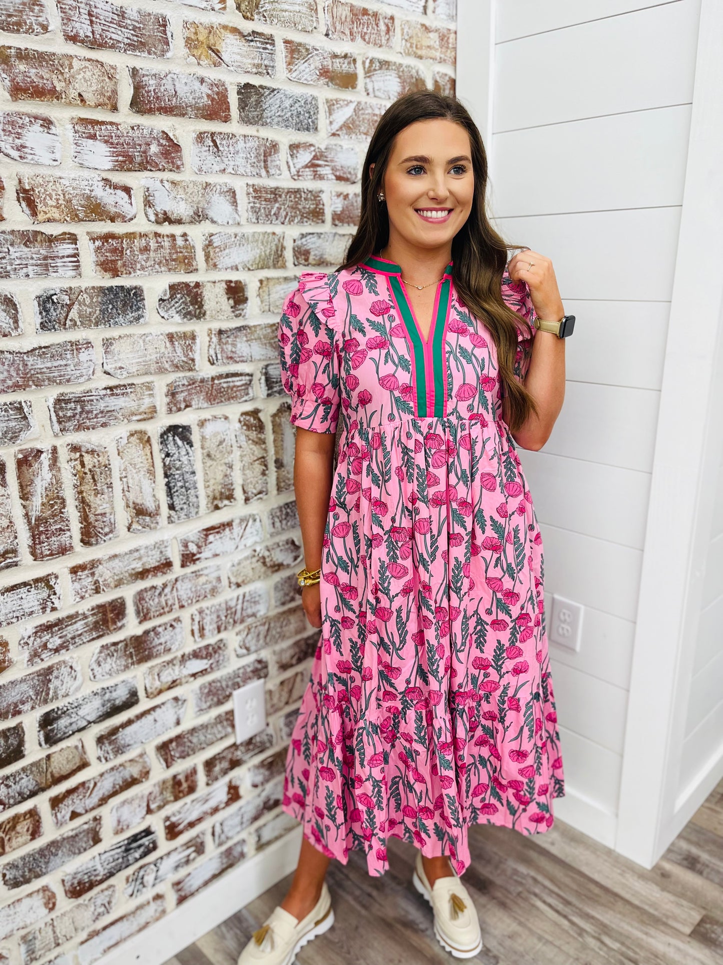 Forever Floral Midi Dress