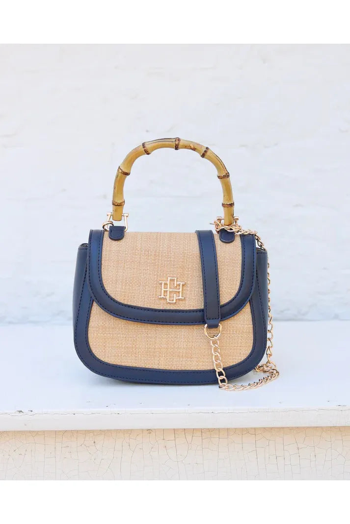 Jessica Handbag Natural Navy