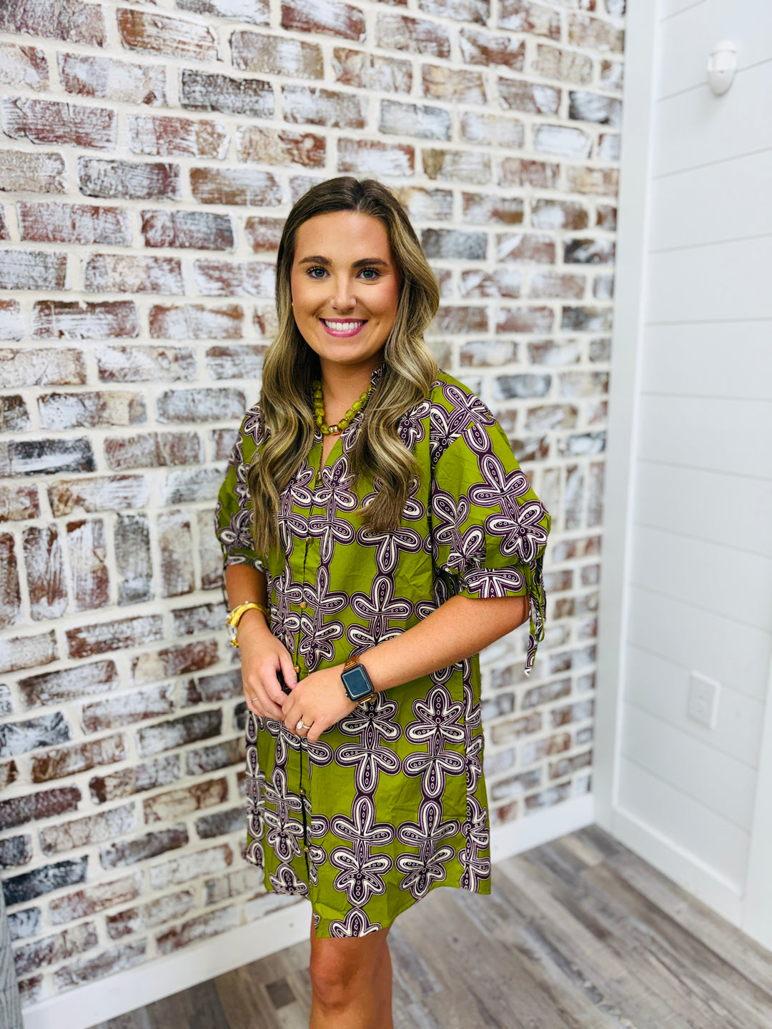 Martini Olive Design Dress