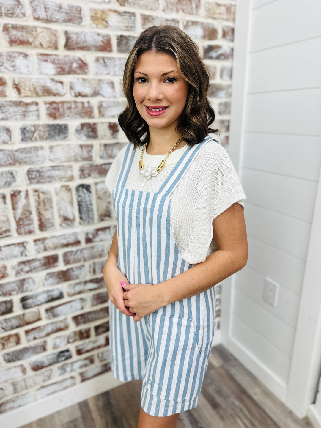 Marsh Wear | Women’s Low-tide Linen Romper