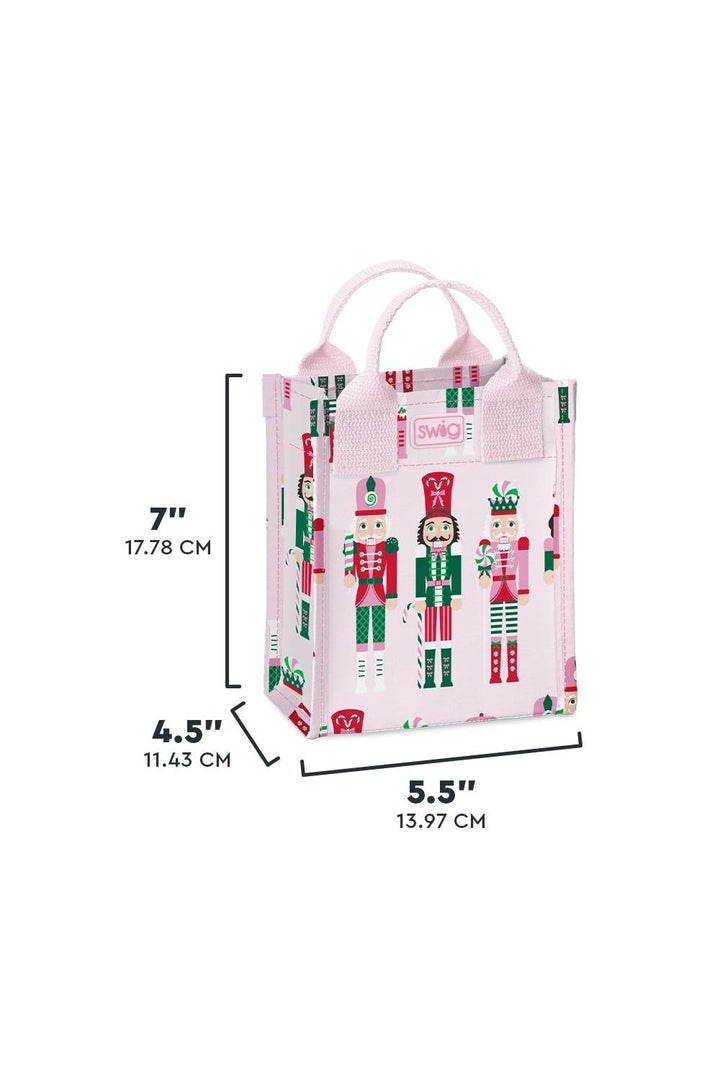 Swig Sugar Plum Soldiers Reusable Gift Bag (Mini)