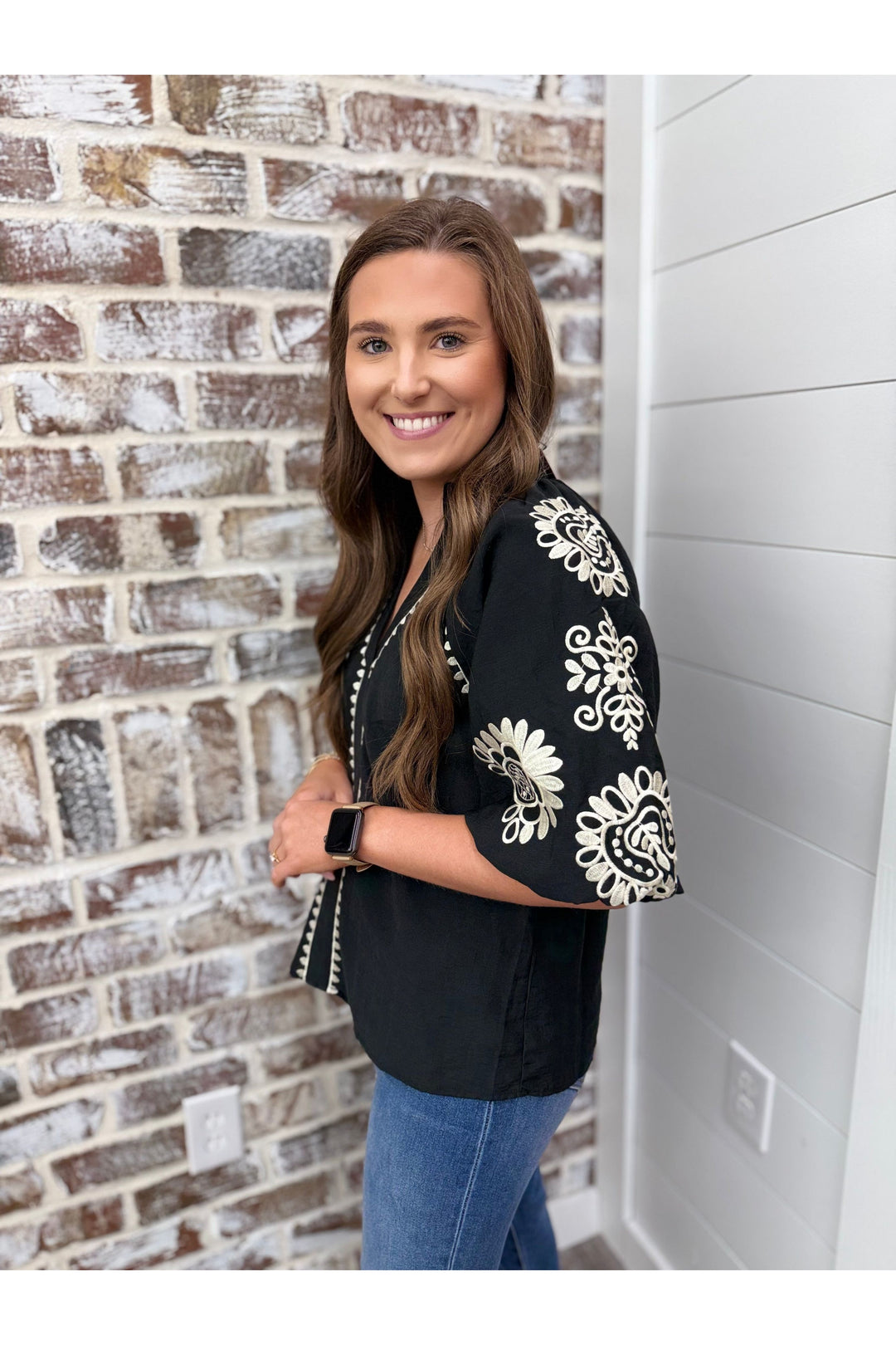 THML Embroidered Babe Top