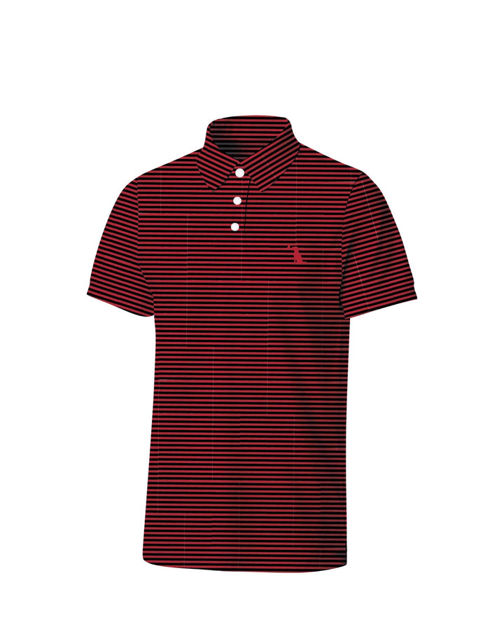 Local Boy| Collegiate Palms Polo Red/Black