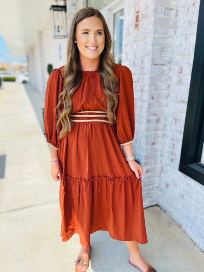 Cinnamon Midi Dress