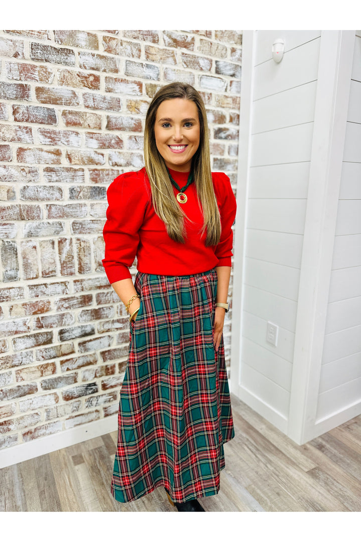 Christmas Card Ready Skirt