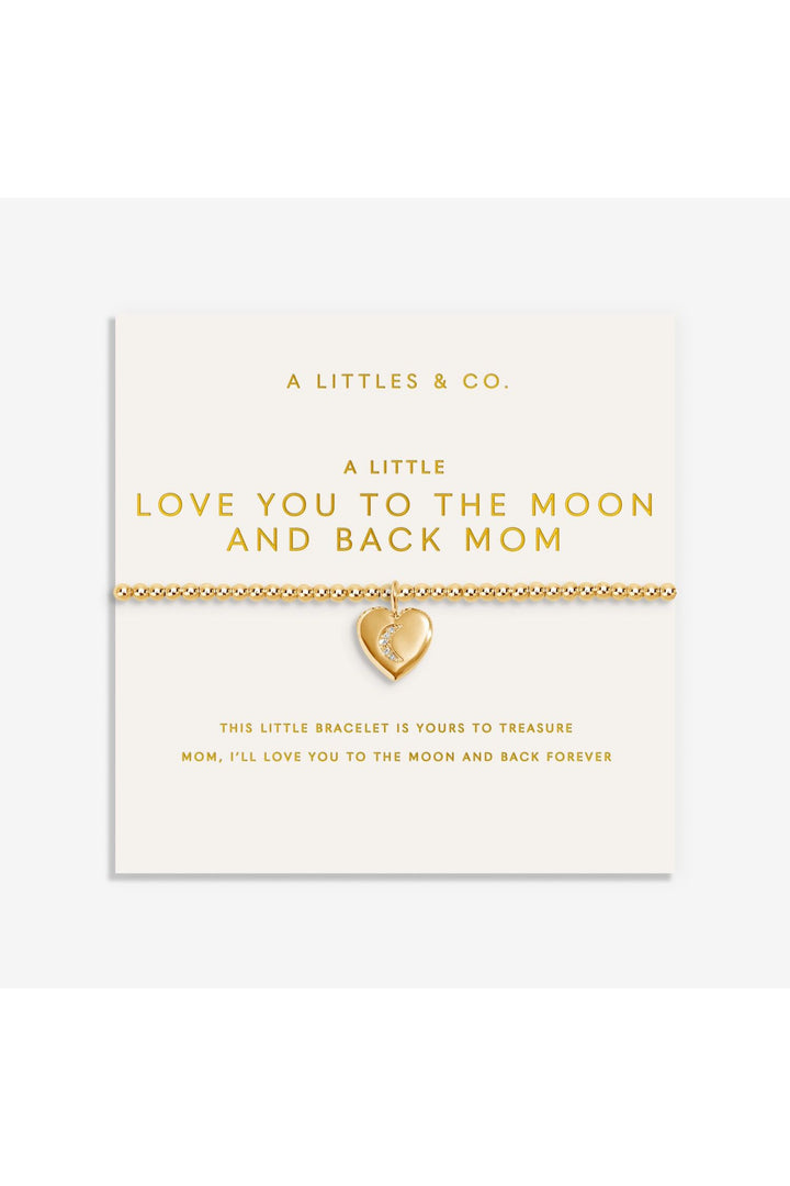 A Little 'Love You To The Moon And Back Mom' Bracelet